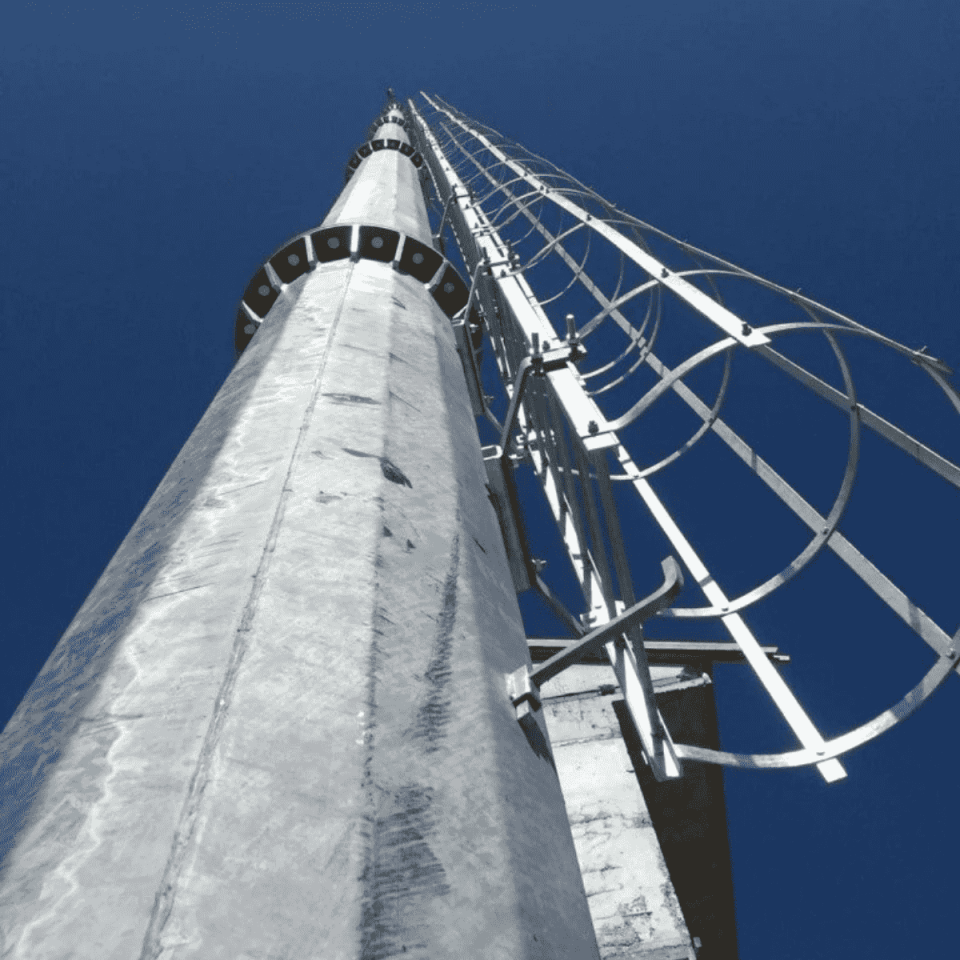 Koruma Merdivenli Projektör Direği